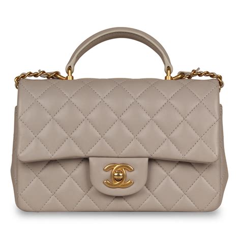 chanel top handle bag mini